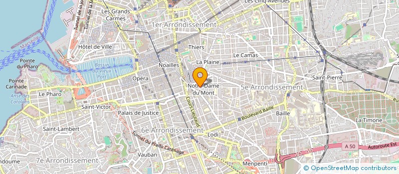 localisation de l'entreprise MADAME PAULINE ARNAUD  MARSEILLE