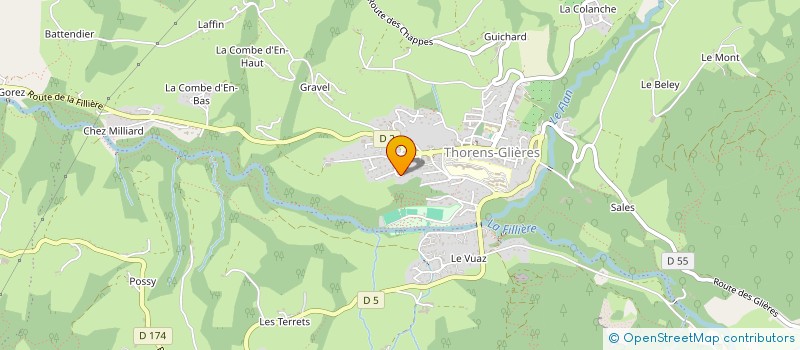 localisation de l'entreprise MADAME PAULINE ARNAUD  FILLIERE