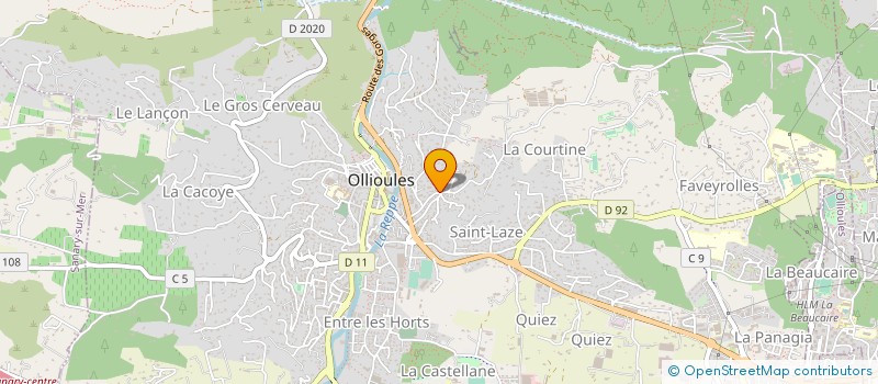 localisation de l'entreprise MADAME PAULINE ARNAUDET à OLLIOULES