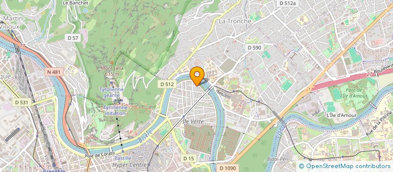 localisation de l'entreprise MADAME PAULINE AUBRY  GRENOBLE