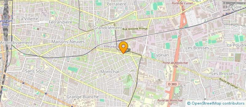 localisation de l'entreprise MADAME PAULINE AUCHER  LYON