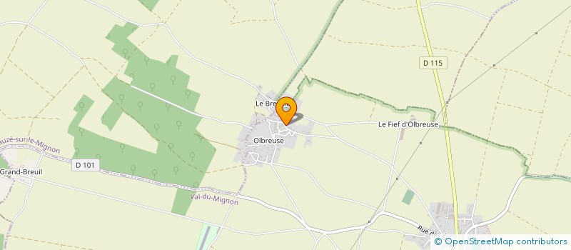 localisation de l'entreprise MADAME PAULINE AUDE  VAL-DU-MIGNON