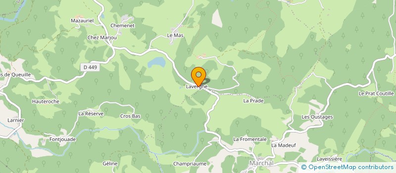localisation de l'entreprise MADAME PAULINE AUDIGIER à BEAULIEU