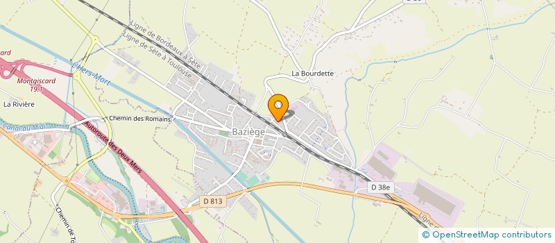 localisation de l'entreprise MADAME PAULINE AUGE  BAZIEGE