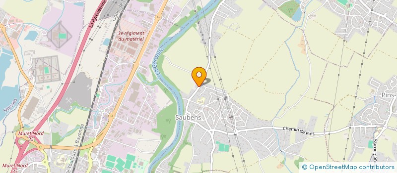 localisation de l'entreprise MADAME PAULINE AUGIE  MURET