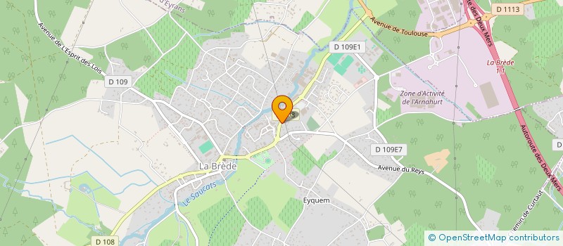 localisation de l'entreprise MADAME PAULINE AUJARD  SAUCATS