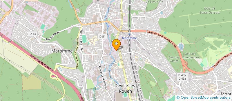 localisation de l'entreprise MADAME PAULINE AULAGNIER  MAROMME