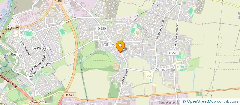 localisation de l'entreprise MADAME PAULINE AUMONT  GIBERVILLE