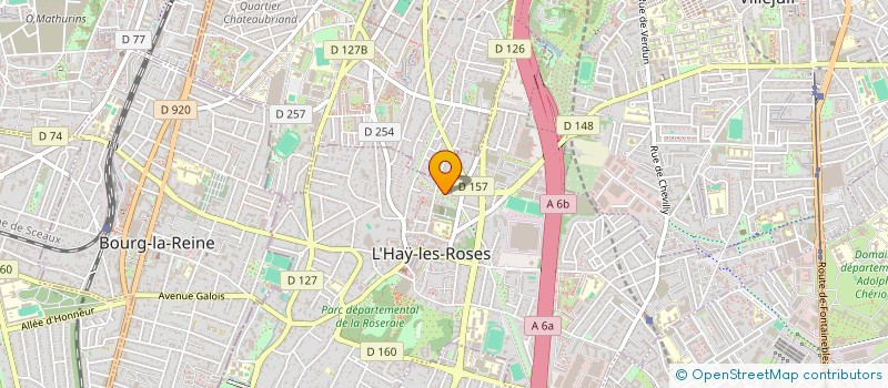 localisation de l'entreprise MADAME PAULINE AYBALY  L'HAY-LES-ROSES