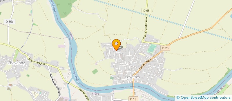 localisation de l'entreprise MADAME PAULINE AYEL  LOYETTES