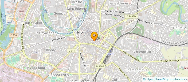 localisation de l'entreprise MADAME PAULINE AYME CHAIGNEAU à NIORT