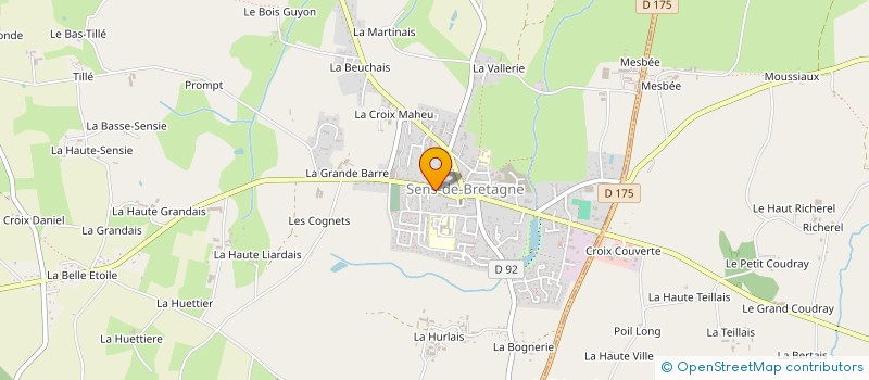 localisation de l'entreprise MADAME PAULINE BABIN  SENS-DE-BRETAGNE