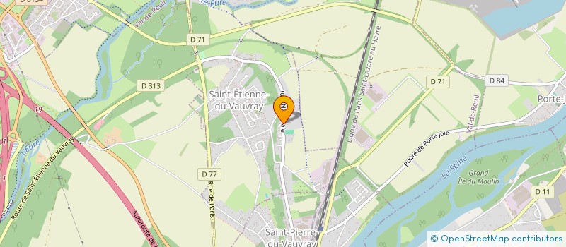 localisation de l'entreprise MADAME PAULINE BACROT  MUIDS