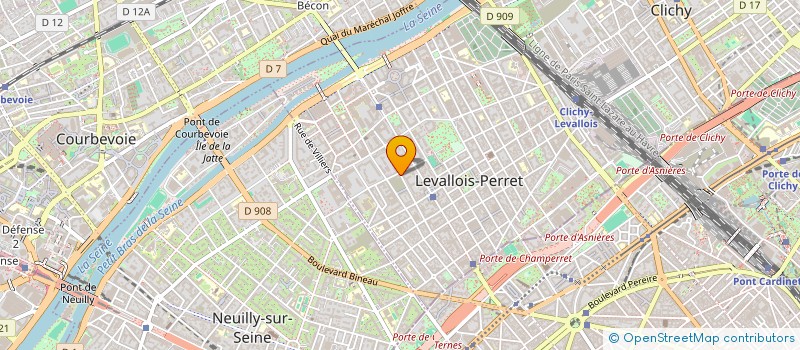 localisation de l'entreprise MADAME PAULINE BADELON à LEVALLOIS-PERRET
