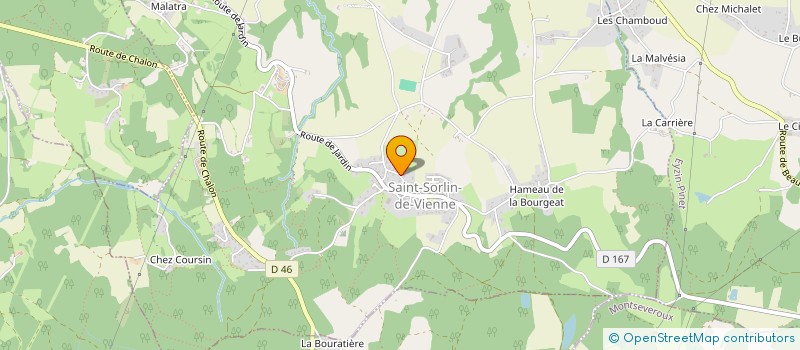 localisation de l'entreprise MADAME PAULINE BAIN  SAINT-SORLIN-DE-VIENNE