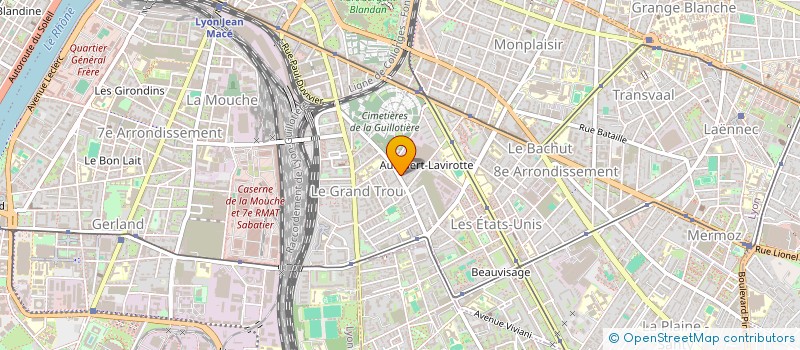 localisation de l'entreprise MADAME PAULINE BALLESTA Y SASTRE  LYON