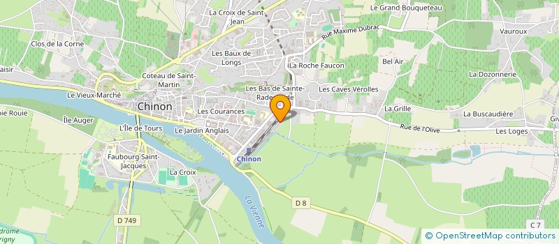 localisation de l'entreprise MADAME PAULINE BALLU  CHINON