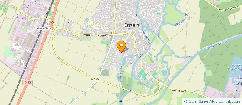 localisation de l'entreprise MADAME PAULINE BALTHASAR  ERSTEIN