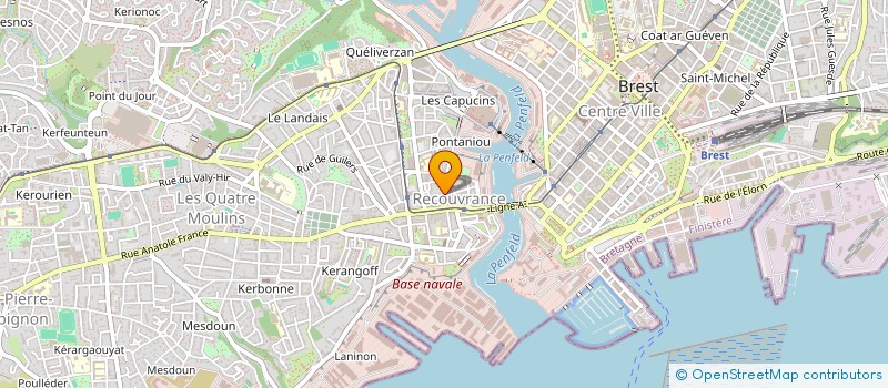localisation de l'entreprise MADAME PAULINE BALVERDE à BREST