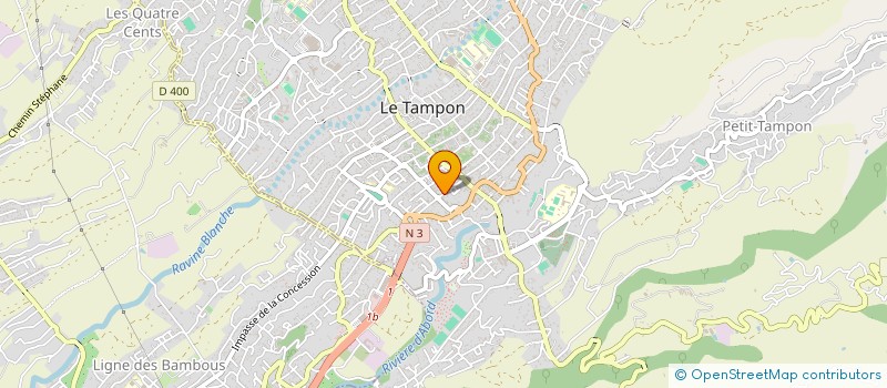 localisation de l'entreprise MADAME PAULINE BARANGER à LE TAMPON