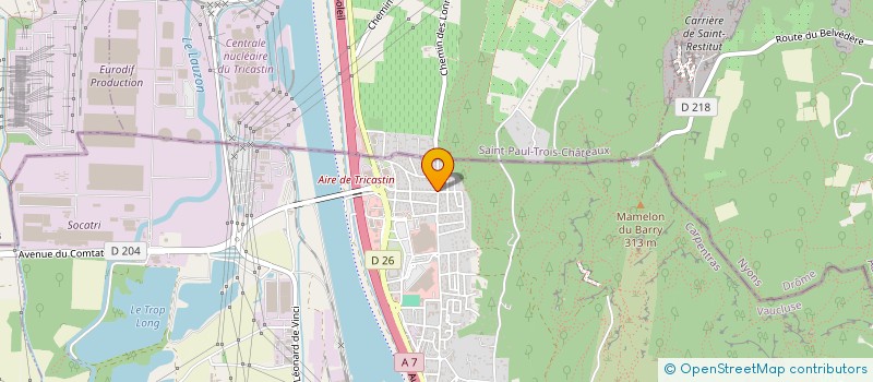 localisation de l'entreprise MADAME PAULINE BARAS  BOLLENE