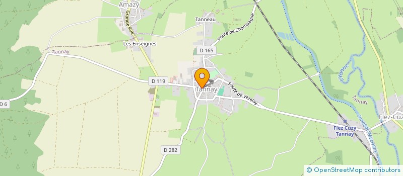 localisation de l'entreprise MADAME PAULINE BARBEAU  TANNAY