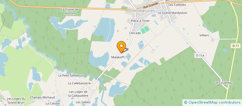 localisation de l'entreprise MADAME PAULINE BARDIEUX à VENDOEUVRES