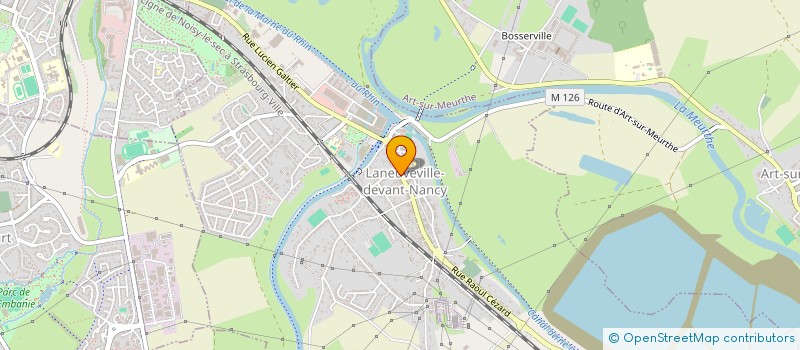 localisation de l'entreprise MADAME PAULINE BARON  LANEUVEVILLE-DEVANT-NANCY