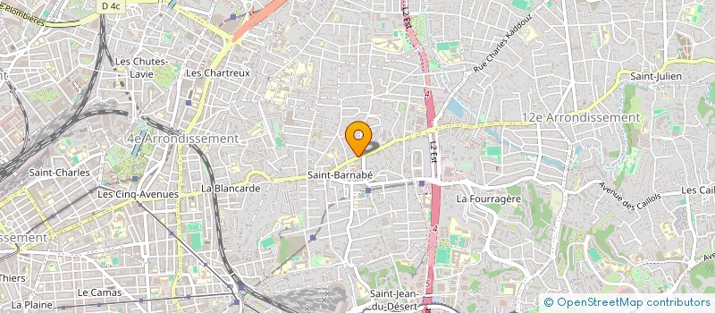 localisation de l'entreprise MADAME PAULINE BARONI à MARSEILLE
