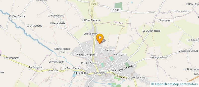 localisation de l'entreprise MADAME PAULINE BARRIEE à MARIGNY-LE-LOZON