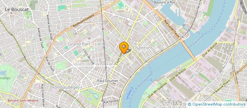 localisation de l'entreprise MADAME PAULINE BASSON  BORDEAUX