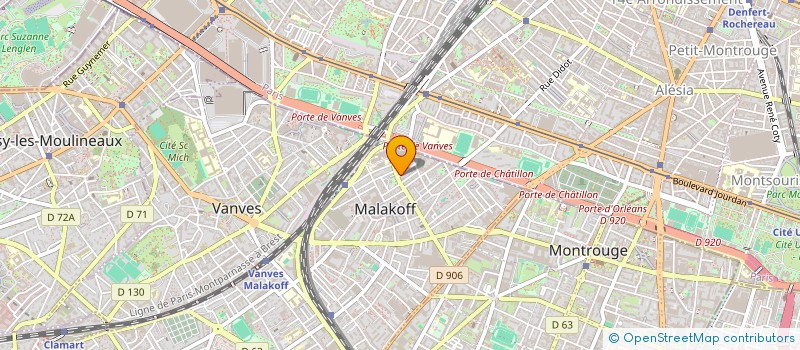 localisation de l'entreprise MADAME PAULINE BASTE-MORAND à MALAKOFF