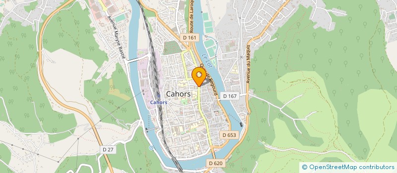 localisation de l'entreprise MADAME PAULINE BASTIDE  CAHORS