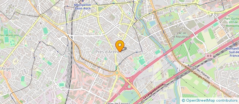 localisation de l'entreprise MADAME PAULINE BAUD à MONTPELLIER