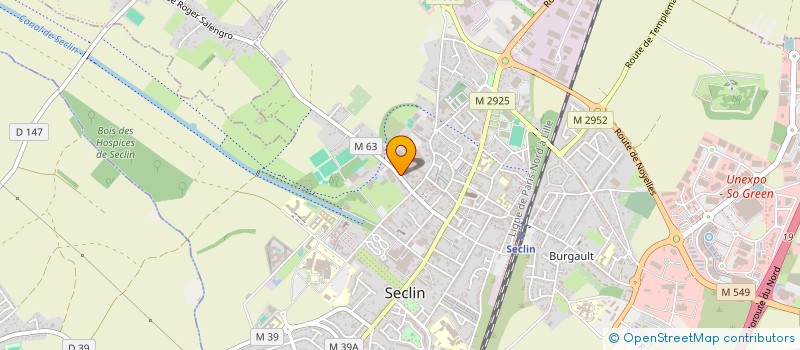 localisation de l'entreprise MADAME PAULINE BAYART à SECLIN