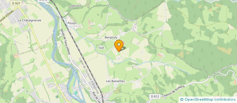 localisation de l'entreprise MADAME PAULINE BAYLOU  MONTAUT