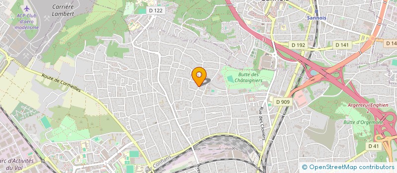 localisation de l'entreprise MADAME PAULINE BAZIN  ARGENTEUIL