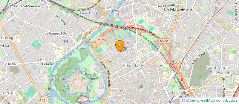 localisation de l'entreprise MADAME PAULINE BEAUCHAMPS à LILLE