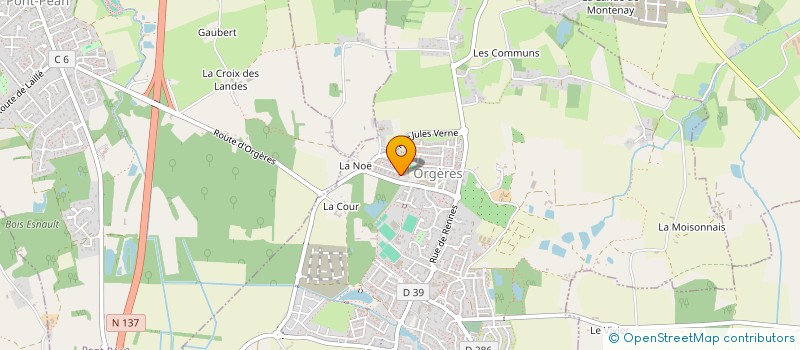 localisation de l'entreprise MADAME PAULINE BEAUGE  CESSON-SEVIGNE