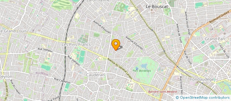 localisation de l'entreprise MADAME PAULINE BEAURY  BORDEAUX