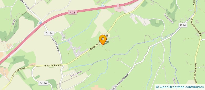 localisation de l'entreprise MADAME PAULINE BEAUVAL  ESCLAVELLES