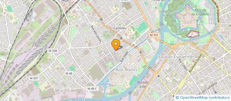 localisation de l'entreprise MADAME PAULINE BEAUVALLET à LILLE