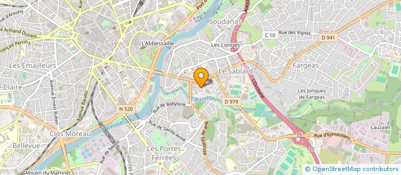localisation de l'entreprise MADAME PAULINE BEAUZETIER à LIMOGES