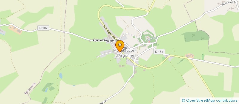 localisation de l'entreprise MADAME PAULINE BECHERAND à MONTFAUCON-D'ARGONNE