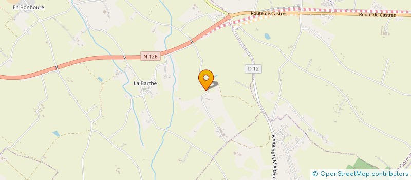localisation de l'entreprise MADAME PAULINE BEGUIN à PUYLAURENS