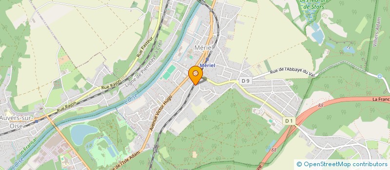 localisation de l'entreprise MADAME PAULINE BELLACHES  MERIEL