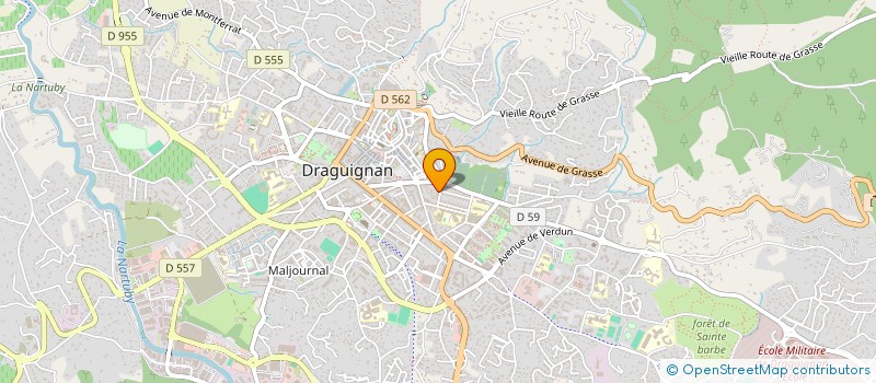localisation de l'entreprise MADAME PAULINE BELLIARDI  DRAGUIGNAN