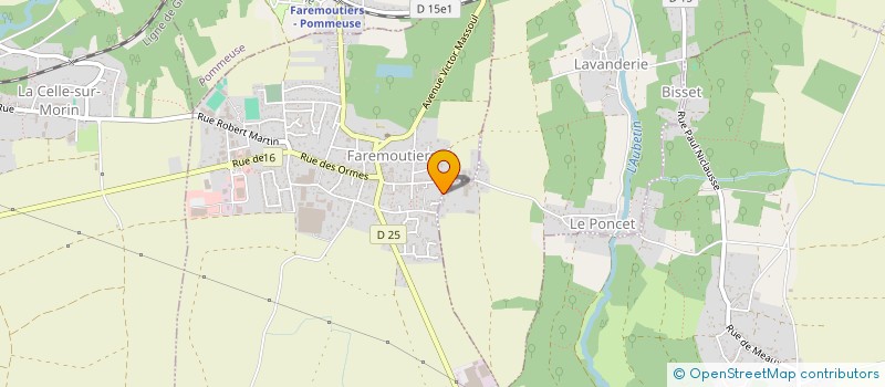 localisation de l'entreprise MADAME PAULINE BENARD  FAREMOUTIERS