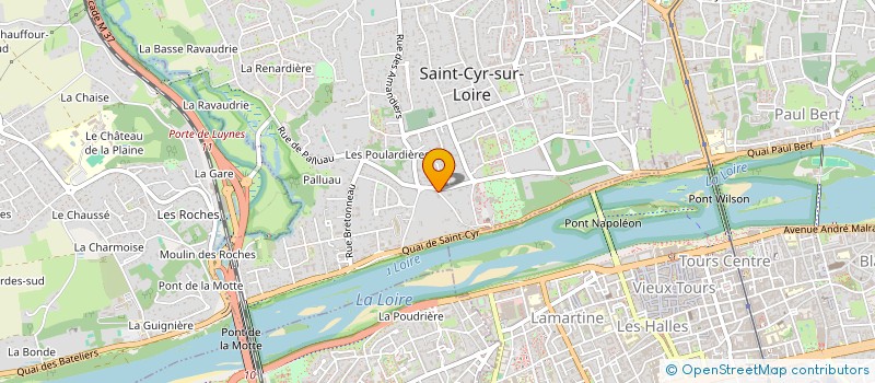 localisation de l'entreprise MADAME PAULINE BENARD  LA VILLE-AUX-DAMES