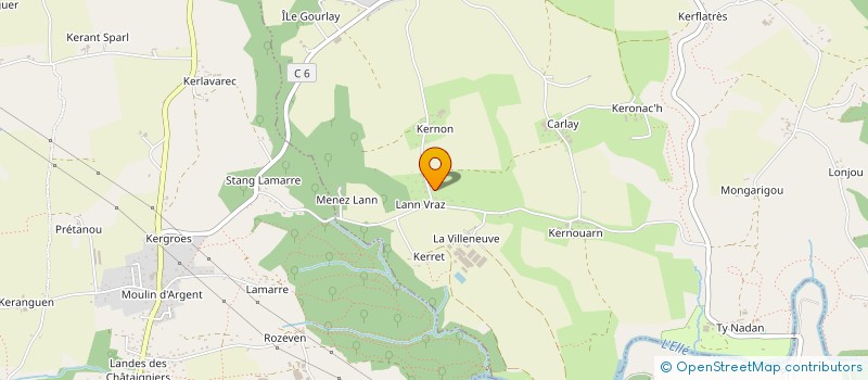 localisation de l'entreprise MADAME PAULINE BERCON  MOELAN-SUR-MER